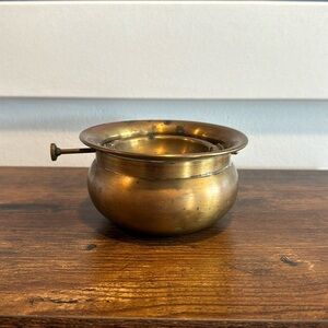 Vintage brass ash tray